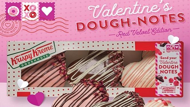 Krispy Kreme's Valentine's Dough-Notes Range Is Here!