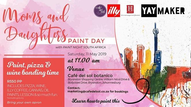 Moms & Daughters Paint Day At Café del Sol Botanico