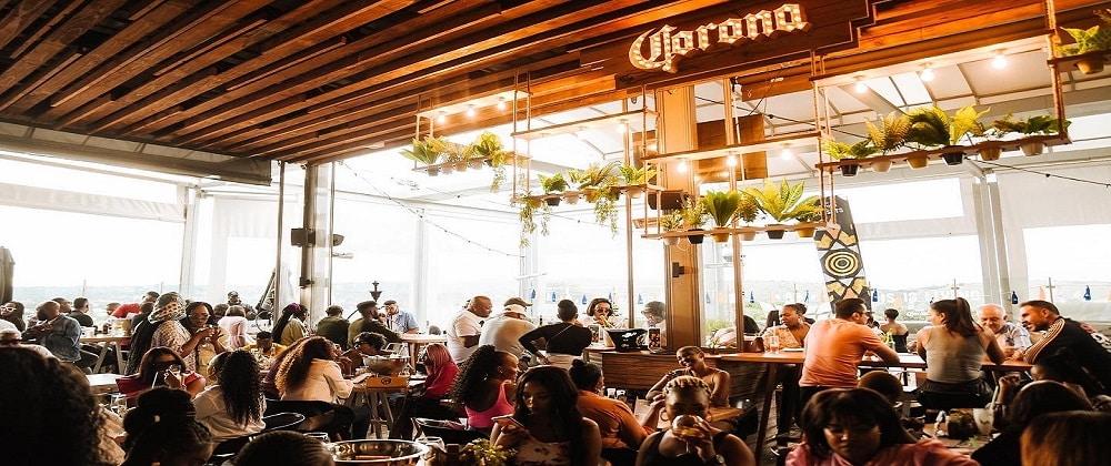 Visit the Ivy Champagne Garden For Rooftop Cocktails