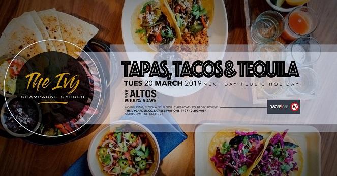 Tapas, Tacos & Tequila At The Ivy Champagne Garden