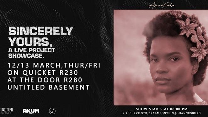 Ami Faku 'Sincerely Yours' Live At Untitled Basement