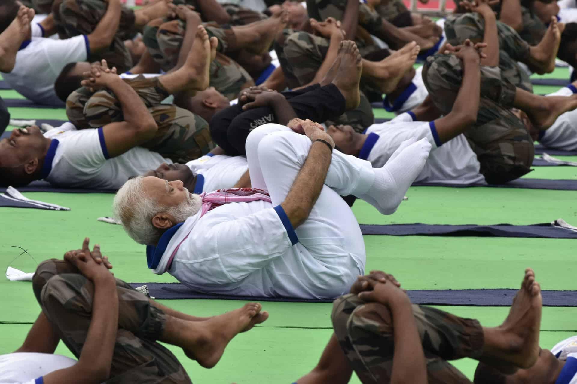 Prime Minister Modi wants India to fight coronavirus with yoga
