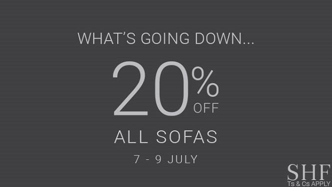 Get 20% Off All Sofas This Weekend At SHF!