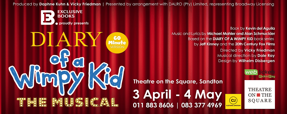 Diary of a Wimpy Kid Heads To Theatre On The Square!