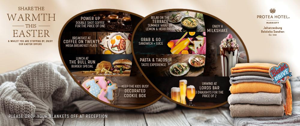 Blanket Drive: Share the Warmth This Easter with Protea Hotel Johannesburg Balalaika Sandton