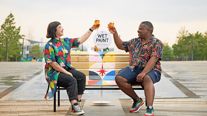 Stella Artois Presents Wet Paint: A Social Experiment In Social Distancing