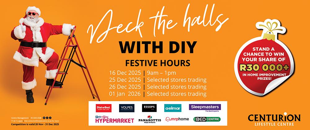 Deck The Halls With DIY At Centurion Lifestyle Centre