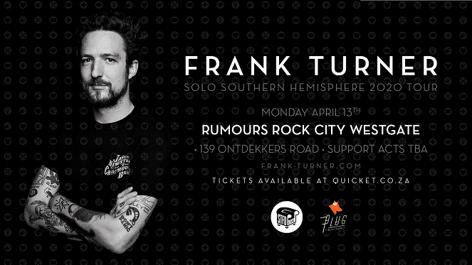 CANCELLED: Frank Turner Solo Southern Hemisphere Tour 2020