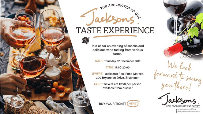 Jacksons Taste Experience By Vinimark Summer Wines