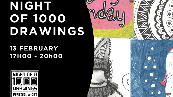 Night Of A 1000 Drawings - Doodle Day