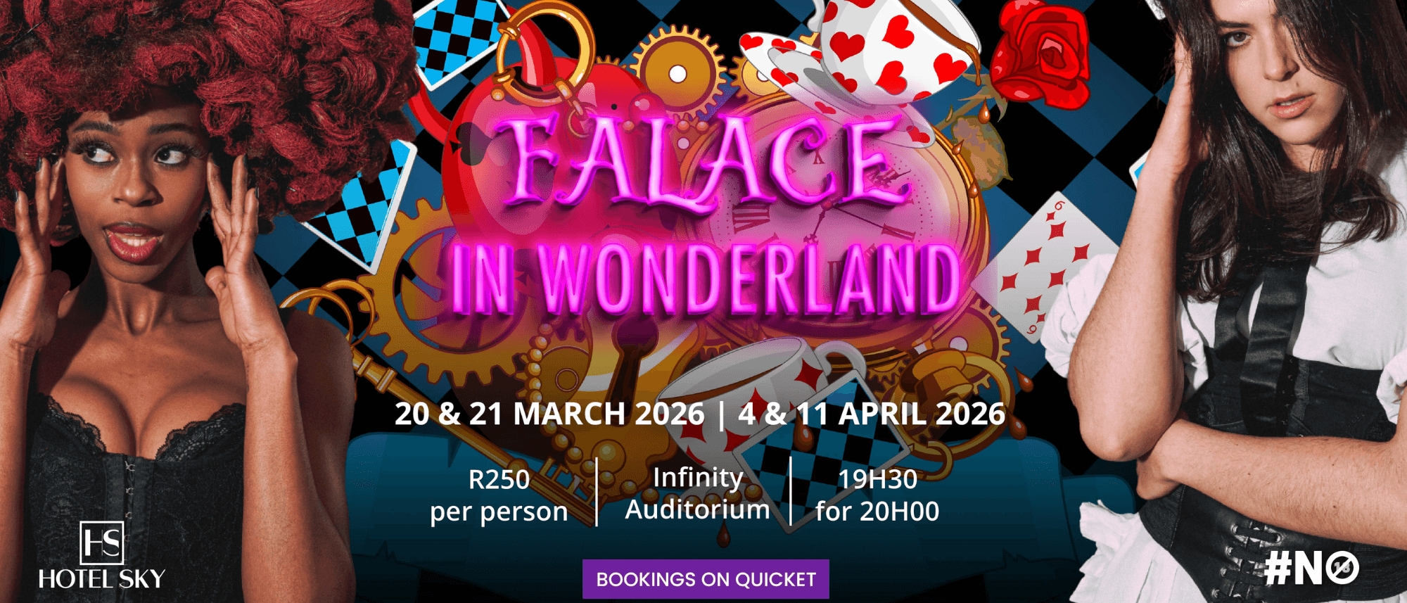 Falace in Wonderland Returns to Hotel Sky Sandton for Four Shows Only
