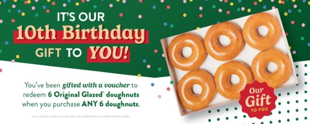 Krispy Kreme Turns 10!