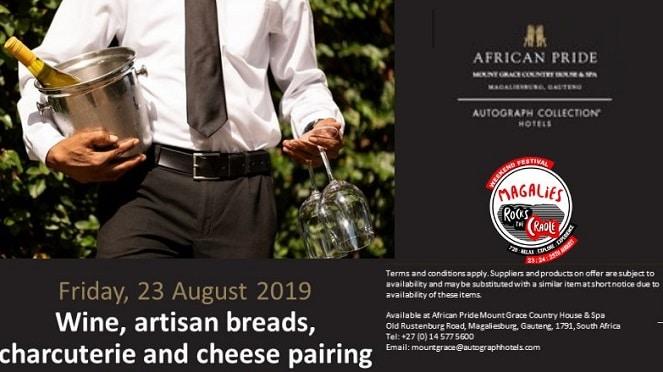 Magalies Wine, Artisan Bread, Charcuterie and Cheese Pairing