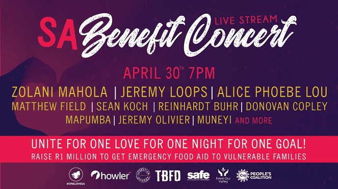 One Love SA Benefit Live Stream Concert
