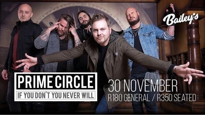 Prime Circle Live at Bailey's Bedfordview