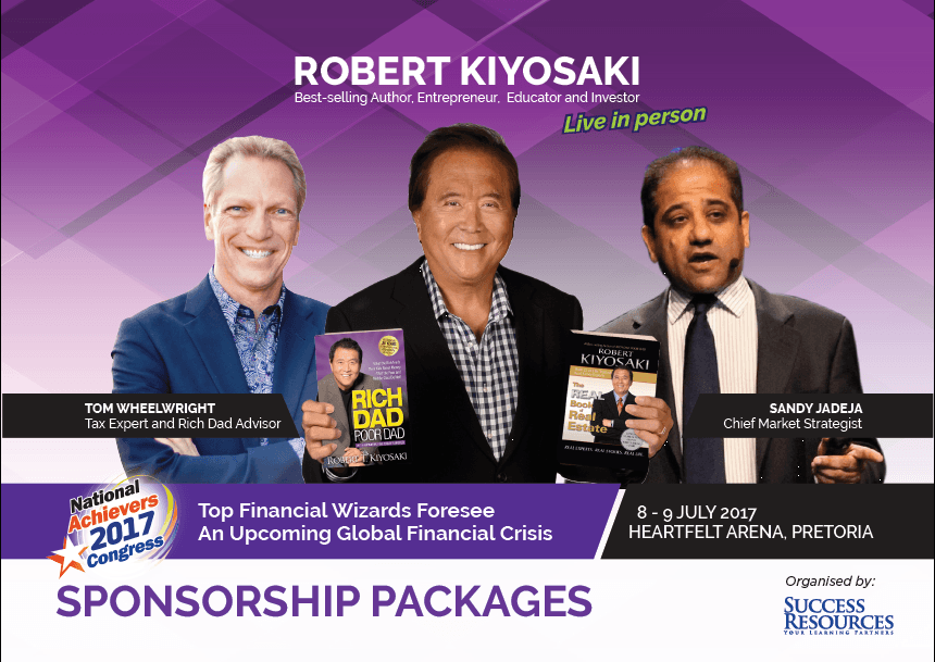 Robert Kiyosaki coming to South Africa at National Achievers Congress