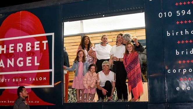 Sherbet Angel's Brand-New Beauty Bus Offers Glam On The Go!