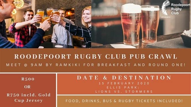 Roodepoort Rugby Club Pub Crawl