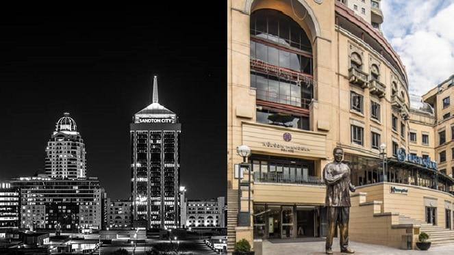 Sandton City versus Nelson Mandela Square