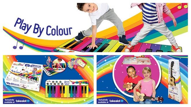 Rocking Out With Rainbow Musical Instruments From TakeAlot.Com