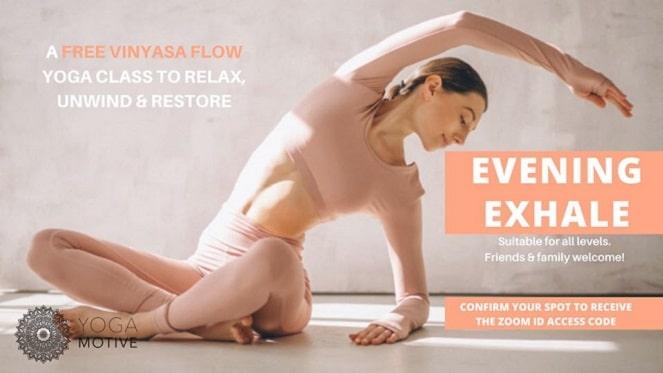 Your Evening Exhale: Free Live Online Yoga