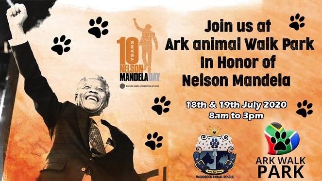 Woodrock Mandela Day Launching Ark Animal Walk Park