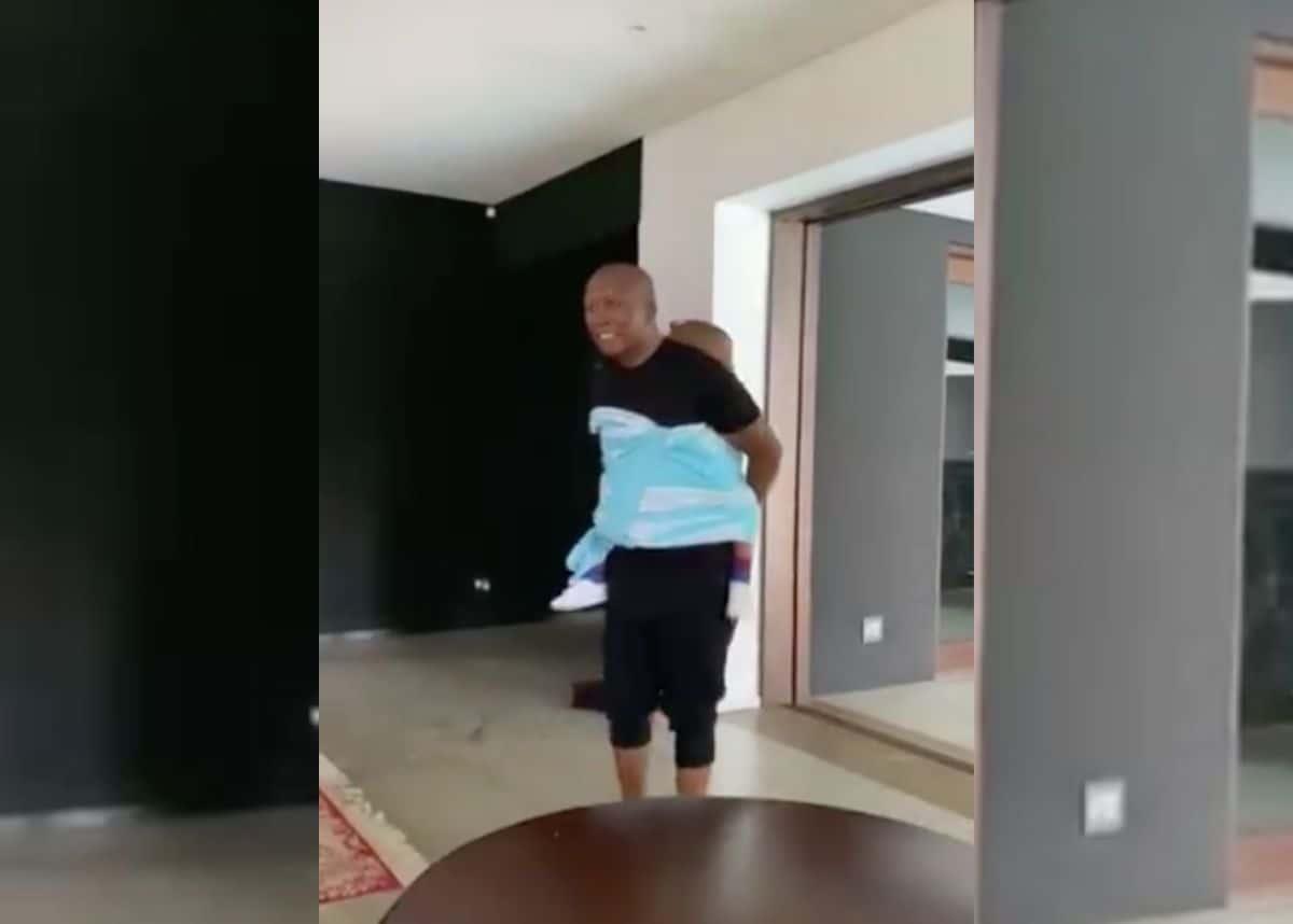 Watch: Here’s how Julius Malema self-isolates to avoid coronavirus