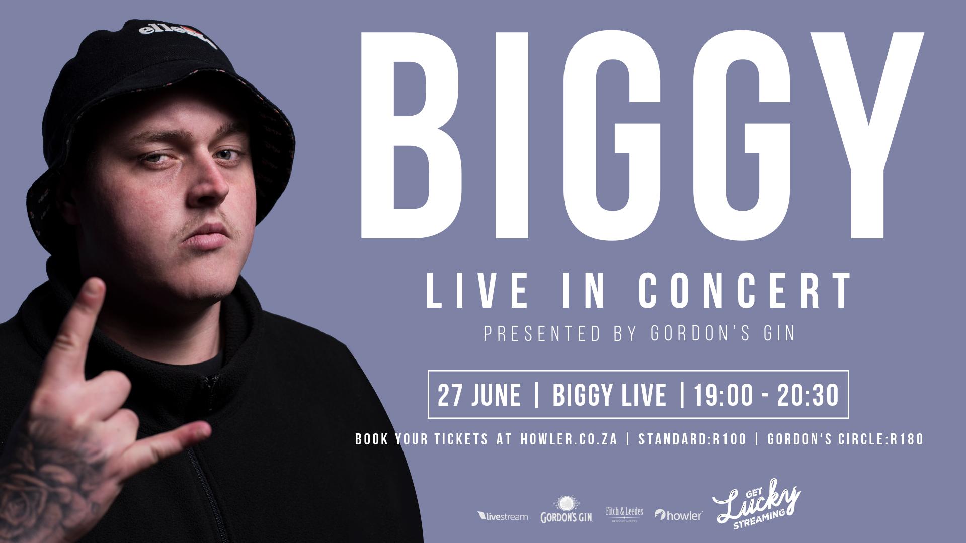 Biggy At Get Lucky Streaming, Presented By Gordon's Gin