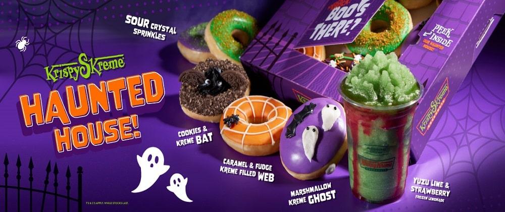 Indulge With Krispy Kreme's Haunted House Range This October