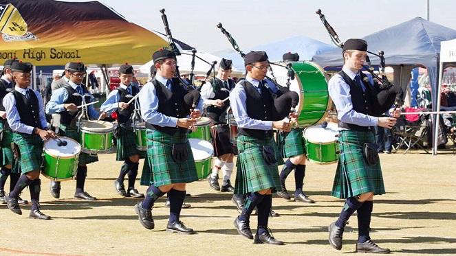 St Benedict's College Pipe Band Gathering