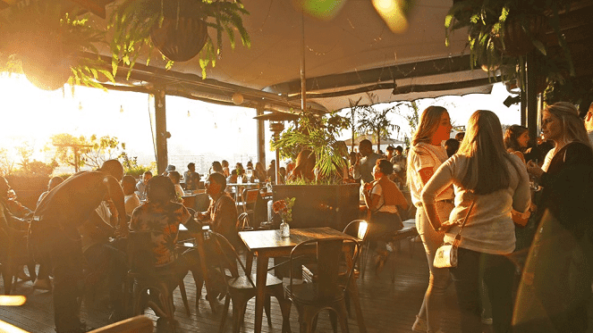 A Living Room On The Rooftop In Maboneng