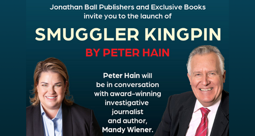 Book Launch: Smuggler Kingpin by Peter Hain