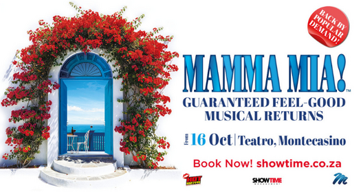 MAMMA MIA! The Musical Returns to Teatro at Montecasino